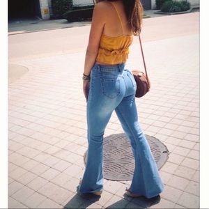 Bellbottom flare jeans